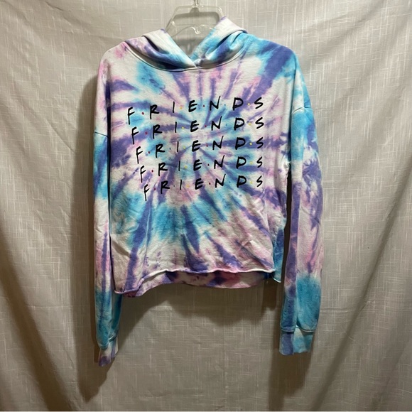 FRIENDS Tops - 3/$15 Cropped sweatshirt with hood XL